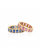 Brit Bezel Sapphire Ring 14K