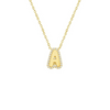 Bubble Letter Necklace 14K