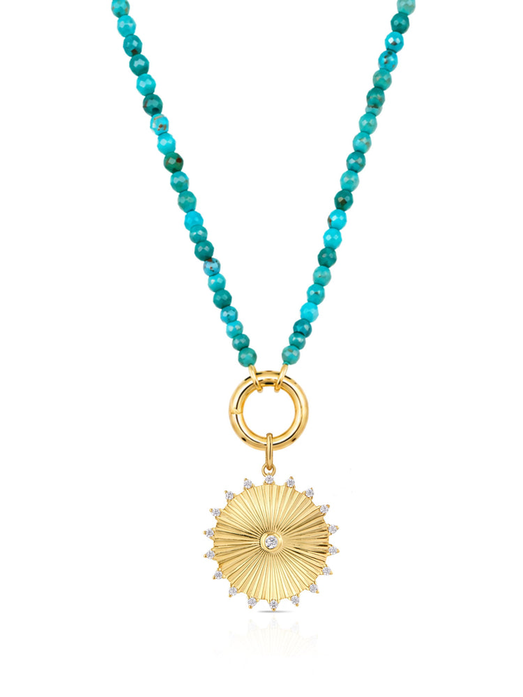 Callie Capri Turquoise Necklace