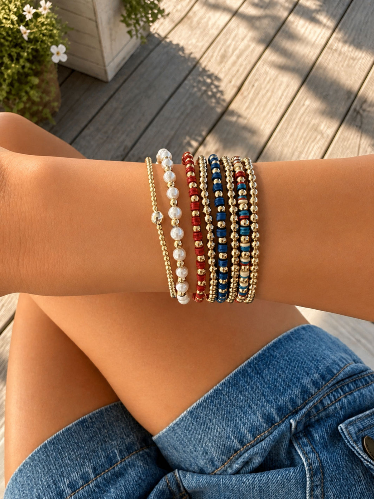 Cape Summer Stretch Bracelet