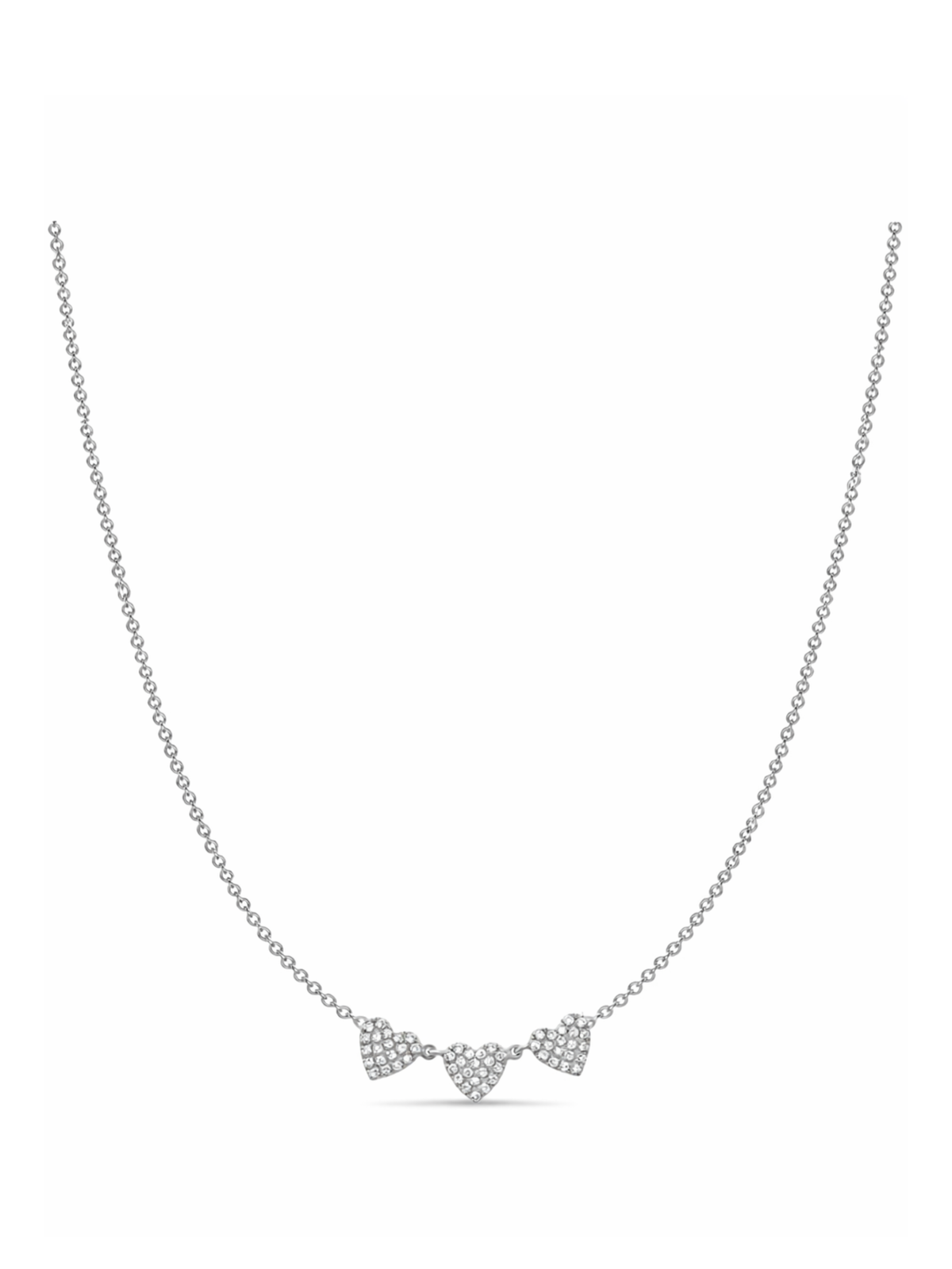 Chasing Hearts Necklace 14K