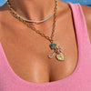 Chloe Lariat Connector Chain 14K