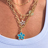 Chloe Lariat Connector Chain 14K
