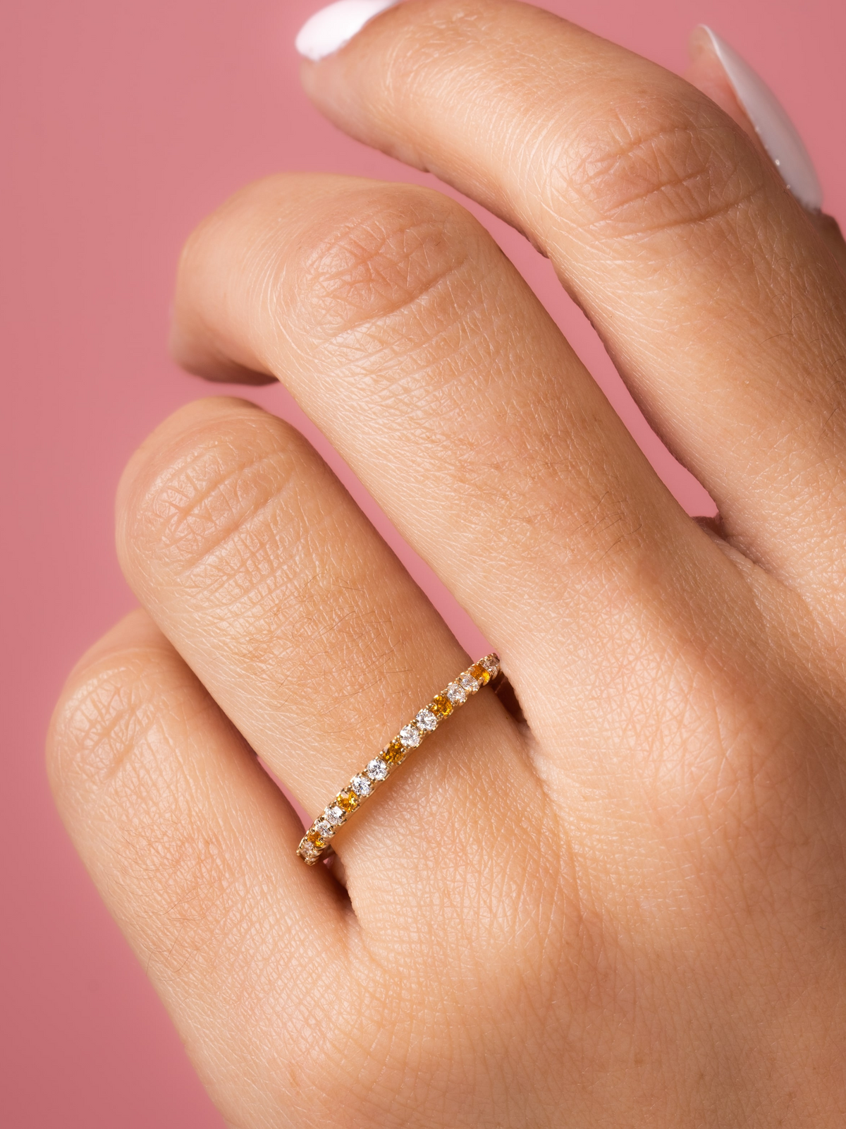 Birthstone Ring - November Citrine 14K