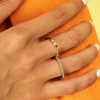 Birthstone Ring - December Turquoise 14K