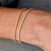 Cupcake Diamond Tennis Bracelet 14K