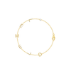 Custom Initial Bracelet 14K