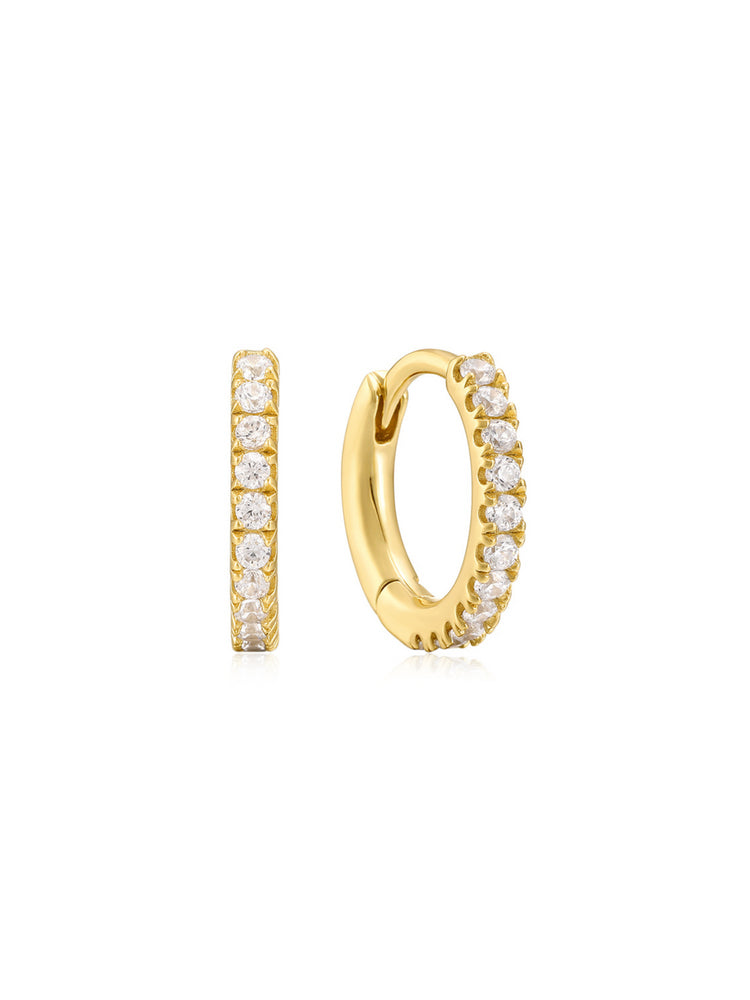 Classic CZ Huggie Earrings
