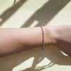 Dainty Mixed Shape Lab Diamond Tennis Bracelet 14K