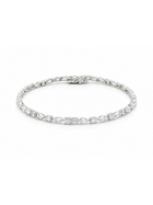 Mel Mixed Shape Lab Diamond Tennis Bracelet 14K