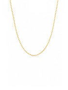 Dainty Paperclip Chain Necklace 14K