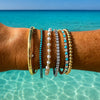 Turquoise Tennis Necklace + Bracelet Set