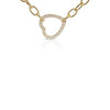 Delaney Diamond Heart Chain Necklace 14K