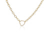 Delaney Diamond Heart Chain Necklace 14K