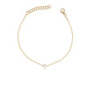 Delilah Dainty Diamond Heart Bracelet 14K