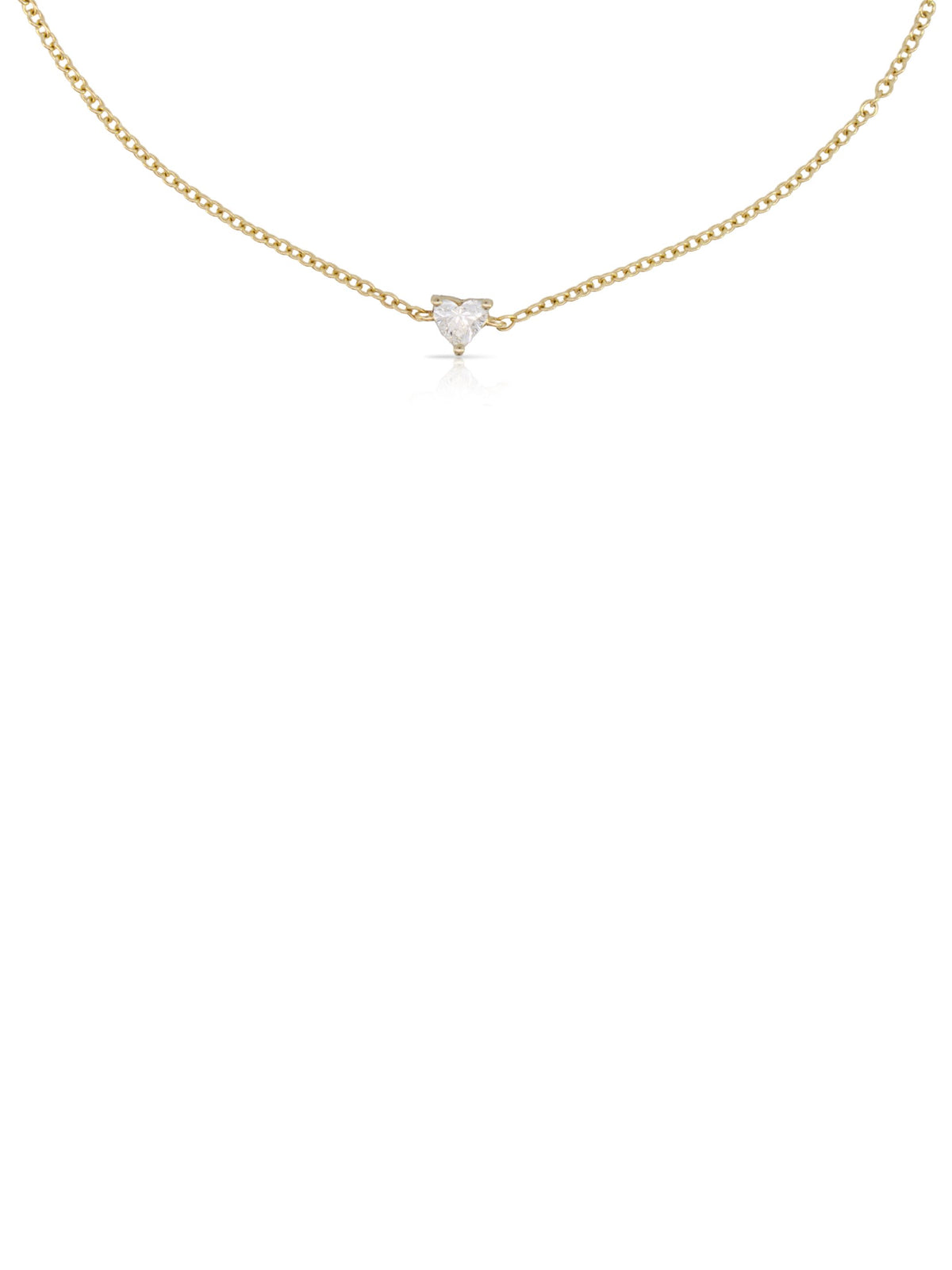Delilah Dainty Diamond Heart Bracelet 14K