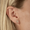 Diamond Butterfly Stud Earring 14K