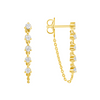 Danielle Diamond Dangle Earrings 14K