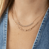 Lisa Diamond Paperclip Necklace 14K