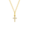 Diana Diamond Cross Necklace - 18K