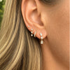 Dylan Diamond Drop Stud Earrings 14K