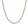 Eden Emerald and Diamond Tennis Necklace 14K
