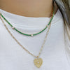 Eden Emerald and Diamond Tennis Necklace 14K