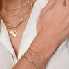Cupcake Chasing Diamonds Bracelet 14K