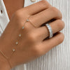 Lab Diamond Bezel Eternity Band 14K