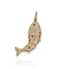 Faye Fish Charm 14K