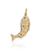 Faye Fish Charm 14K