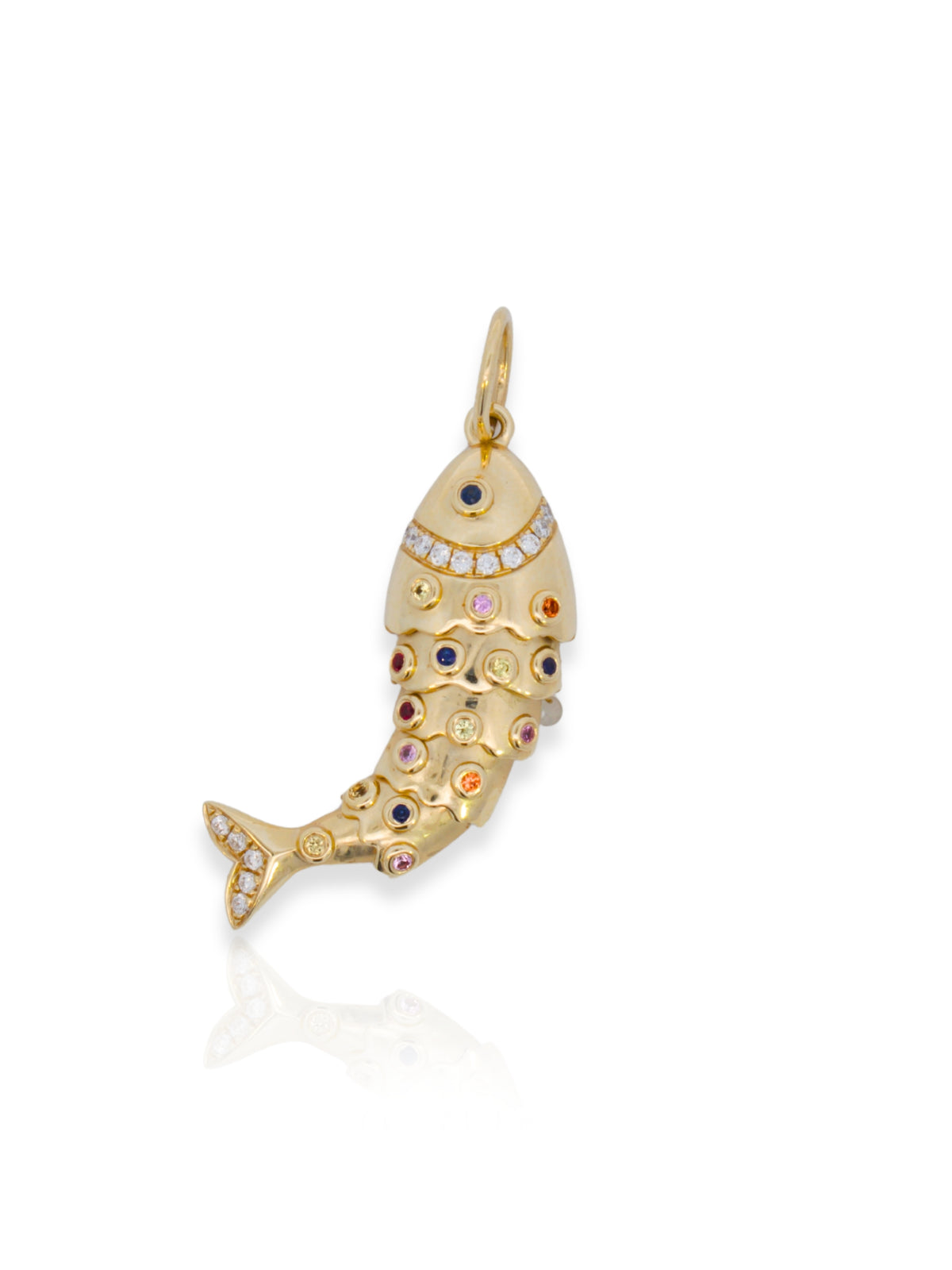 Faye Fish Charm 14K