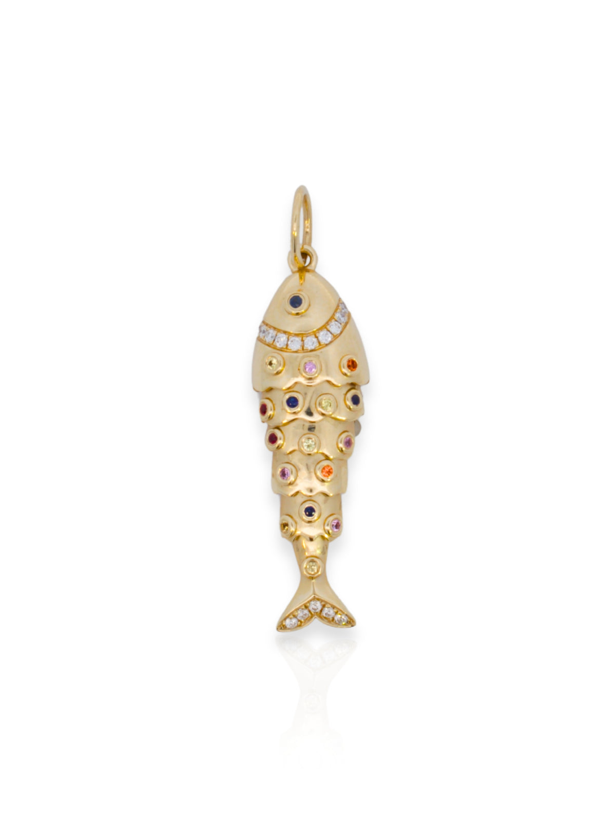 Faye Fish Charm 14K