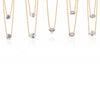 Floating Lab Diamond Necklace 14K