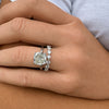 Floating Round Diamond Band 14K