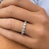 Floating Round Diamond Band 14K