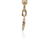 Florence Fluted Diamond Heart Charm 14K
