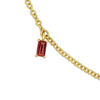 Add a Baguette Birthstone 14K