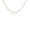 Georgia Graduated Diamond Bar Necklace 14K