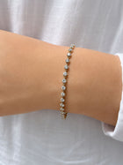 Gia Georgian Claw Diamond Bracelet 14K