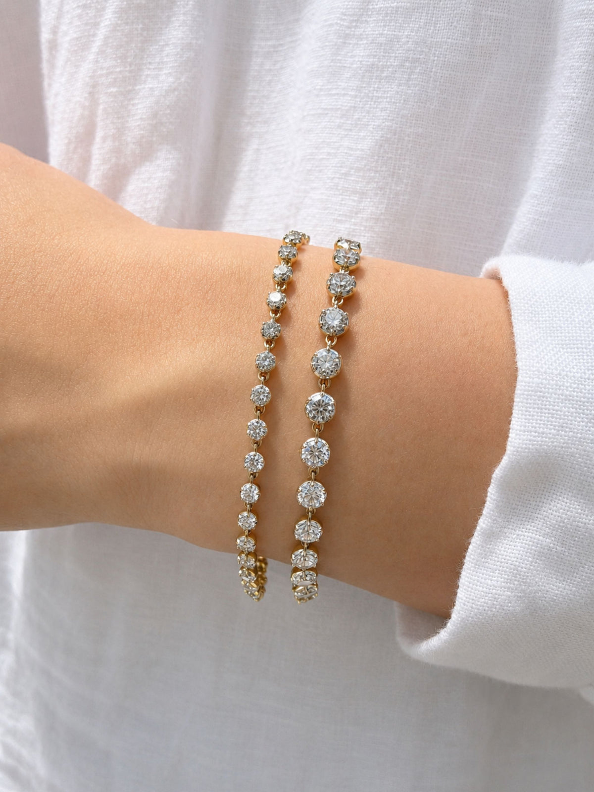 Gia Georgian Claw Diamond Bracelet 14K