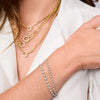 Gia Georgian Claw Diamond Bracelet 14K