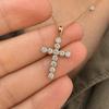 Grace Diamond Cross Necklace 14K