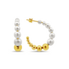 Sydney Pearl Hoop Earrings