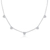Hallie Diamond Heart Necklace 14K