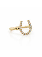 Harlow Horseshoe Diamond Ring 14K