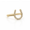 Harlow Horseshoe Diamond Ring 14K