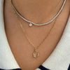 Haven Diamond Horseshoe Charm 14K