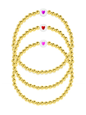 Kid Heart Stretch Bracelet