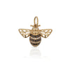 Honey Bee Diamond Charm 14K
